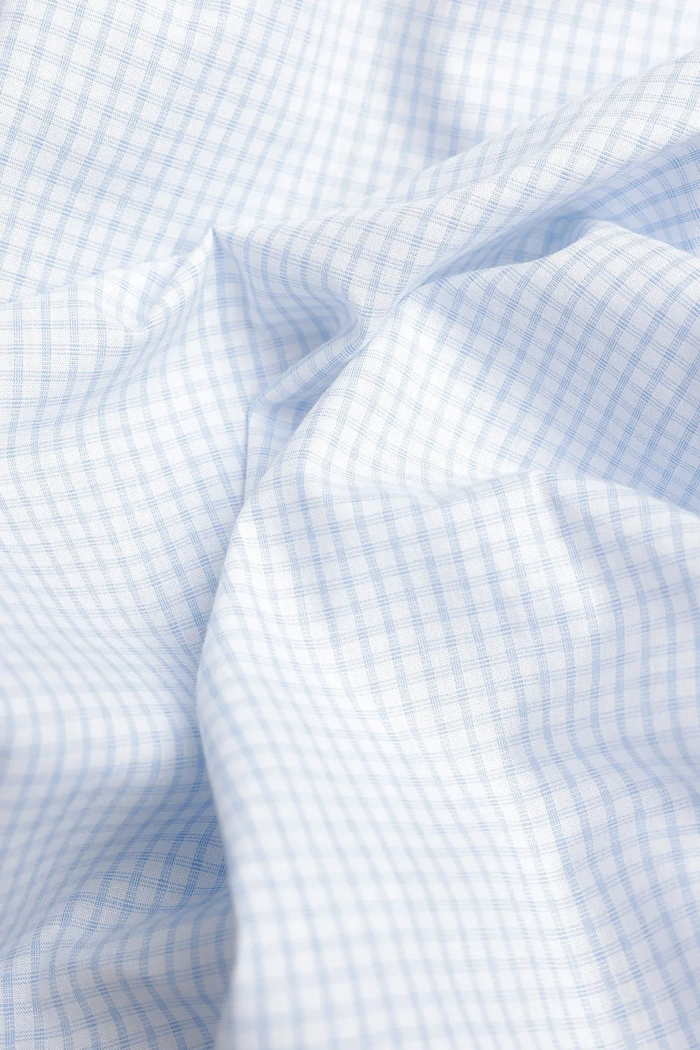 CAMISA REGULAR TRICOLINE XADREZ AZUL CLARO