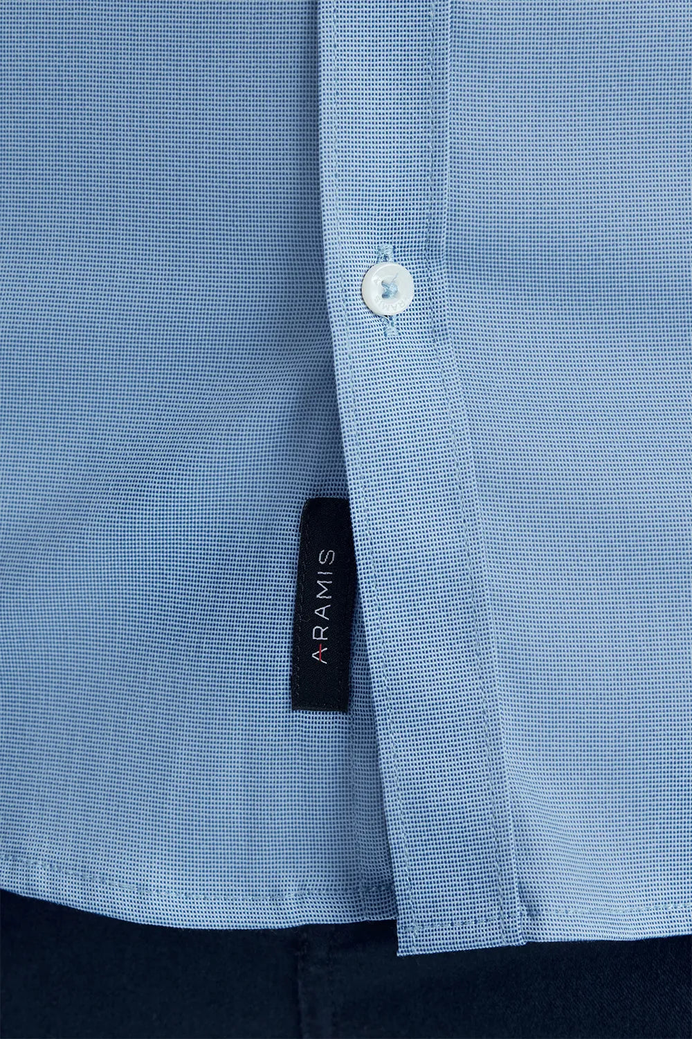 CAMISA MANGA LONGA COSMO SLIM OXFORD STRETCH AZUL