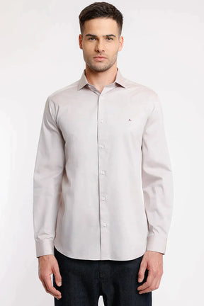 CAMISA REGULAR TRICOLINE PINPOINT CAQUI