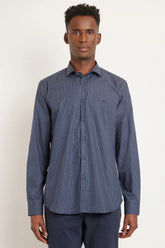 CAMISA TRICOLINE XADREZ MARINHO