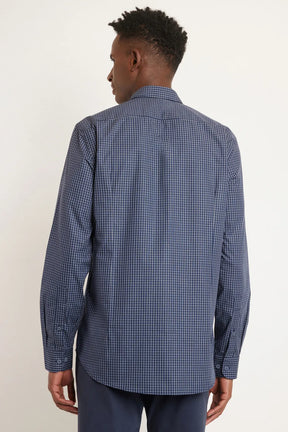 CAMISA TRICOLINE XADREZ MARINHO