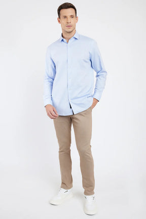 CAMISA MANGA LONGA COSMO SLIM EM SARJA