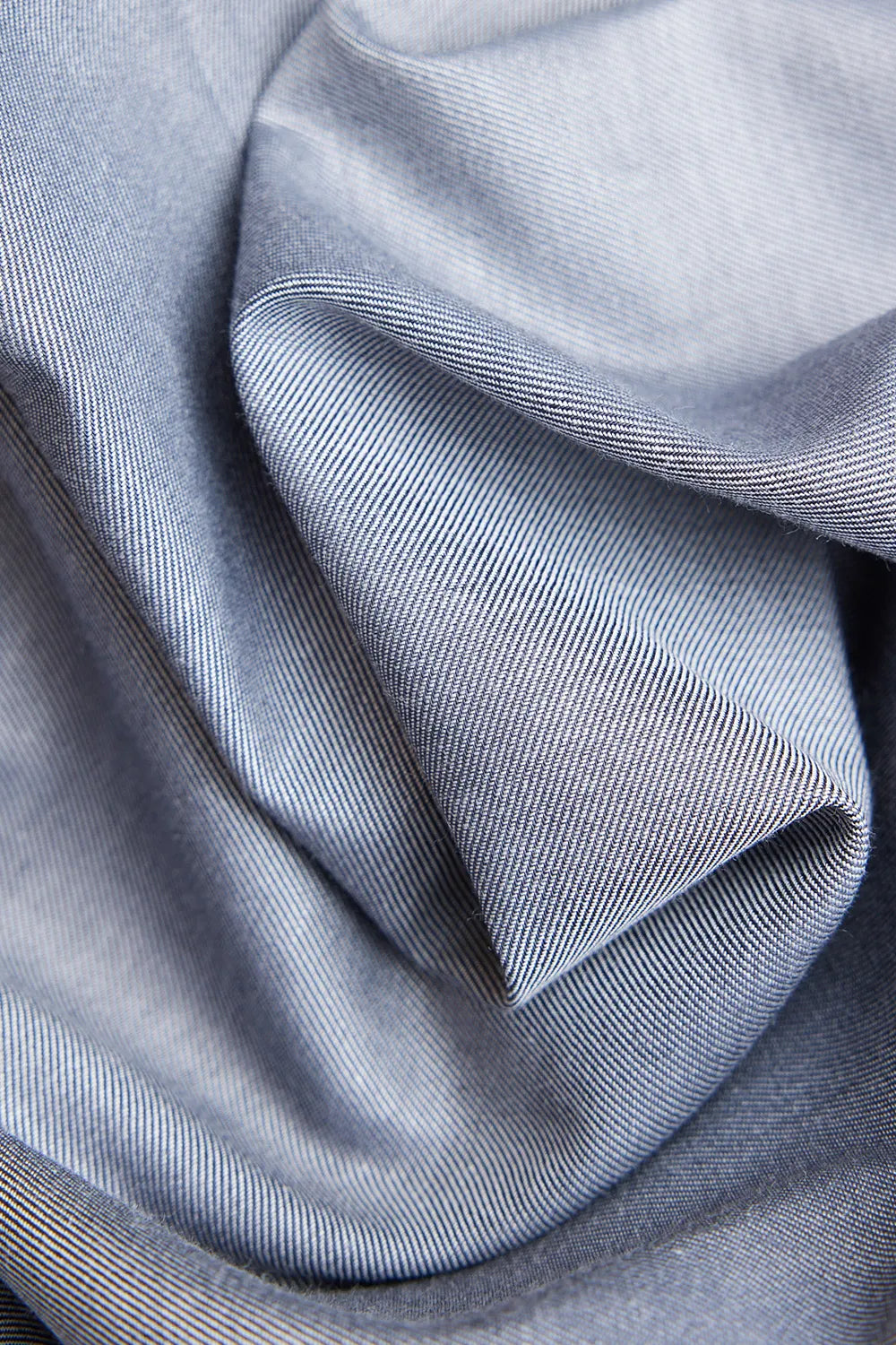 Camisa Manga Longa Cosmo Slim Em Sarja De Algodão Egípcio Cinza