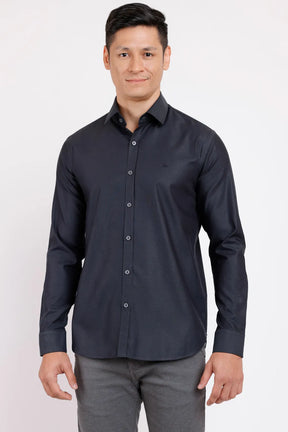 CAMISA MANGA LONGA COSMO SLIM EM SARJA
