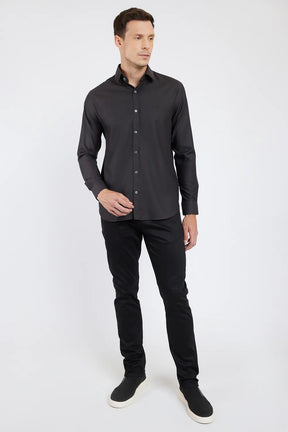 CAMISA MANGA LONGA COSMO SLIM EM SARJA