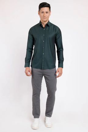 CAMISA MANGA LONGA COSMO SLIM EM SARJA