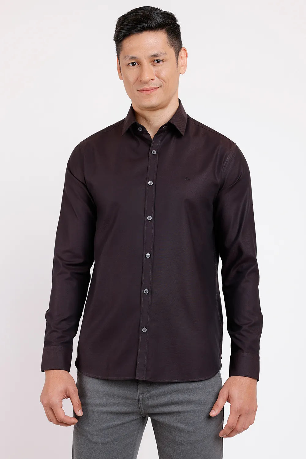 CAMISA MANGA LONGA COSMO SLIM EM SARJA