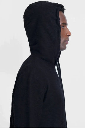 MOLETOM COM CAPUZ WAVE PRETO