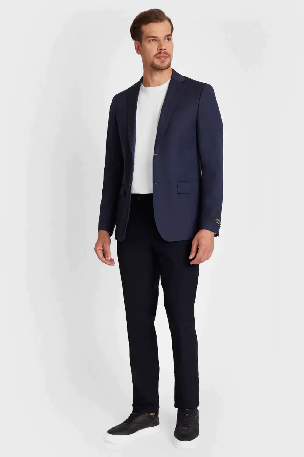 PALETÓ TEXTURIZADO SUPER SLIM AZUL