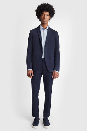 PALETÓ ALGODÃO ELASTANO SUPER SLIM MARINHO