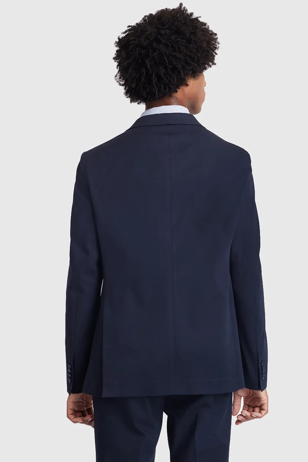 PALETÓ ALGODÃO ELASTANO SUPER SLIM MARINHO