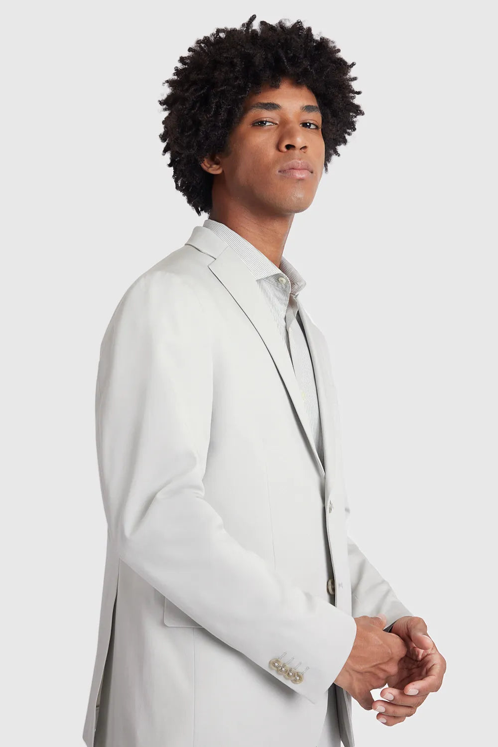 PALETÓ ALGODÃO ELASTANO SUPER SLIM CAQUI