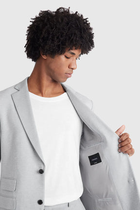 PALETÓ SUPER SLIM MALHA CINZA