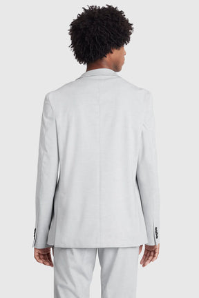 PALETÓ SUPER SLIM MALHA CINZA