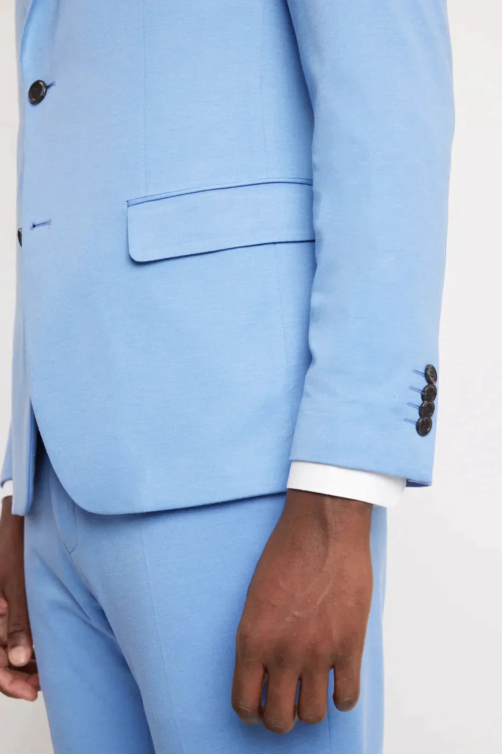 PALETÓ SUPER SLIM MALHA AZUL