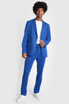 PALETÓ SUPER SLIM MALHA AZUL BIC