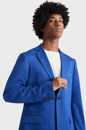 PALETÓ SUPER SLIM MALHA AZUL BIC