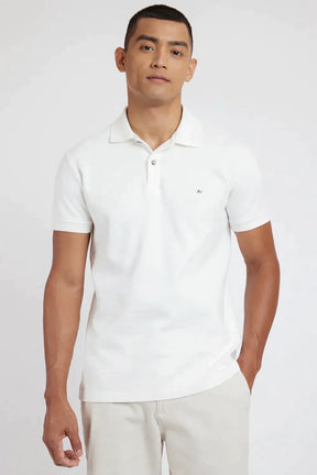 POLO SUEDINE CANELADO OFF WHITE