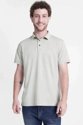 POLO INTERLOCK TECH MANGA CURTA AREIA