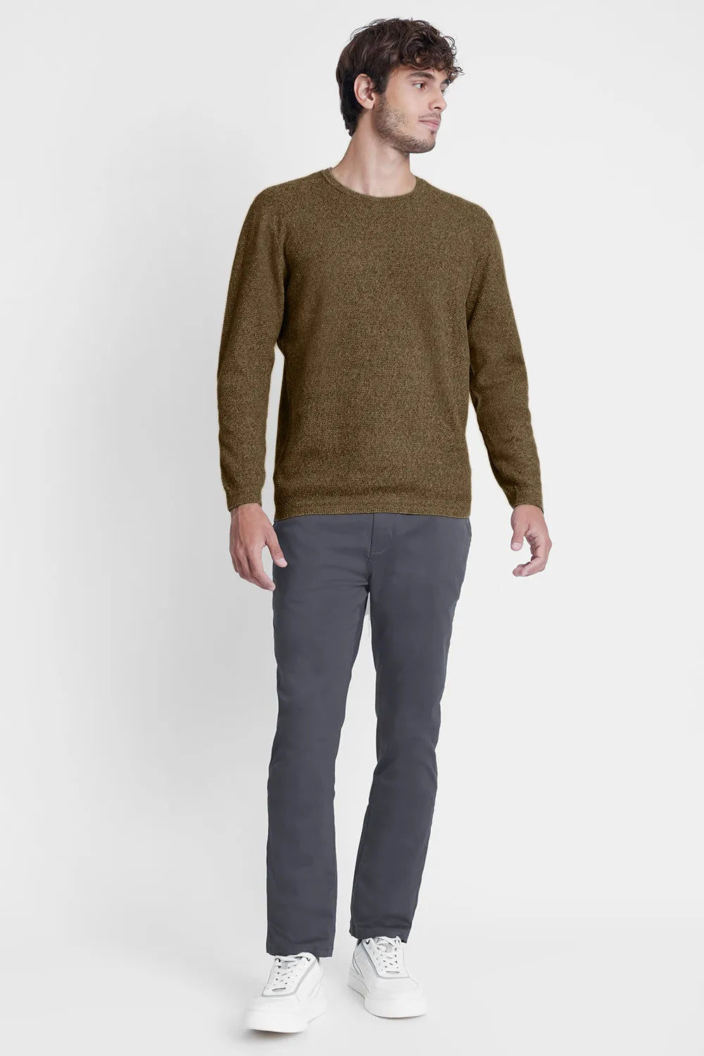 TRICOT MANGA LONGA GOLA CARECA MOLINE CASTOR