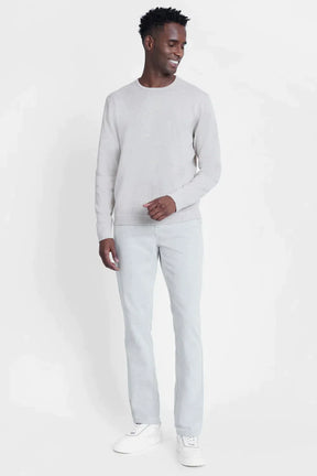 TRICOT MANGA LONGA GOLA CARECA AREIA