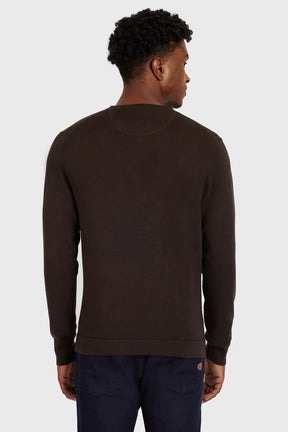 TRICOT MANGA LONGA GOLA V CAFE