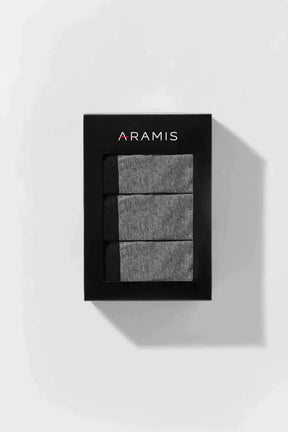 KIT CUECA BOXER CURTA COTTON CINZA MESCLA