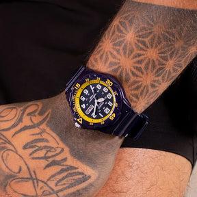 RELÓGIO MASCULINO CASIO ESPORTIVO ANALÓGICO A PROVA D'ÁGUA MRW-200HC-2BVDF