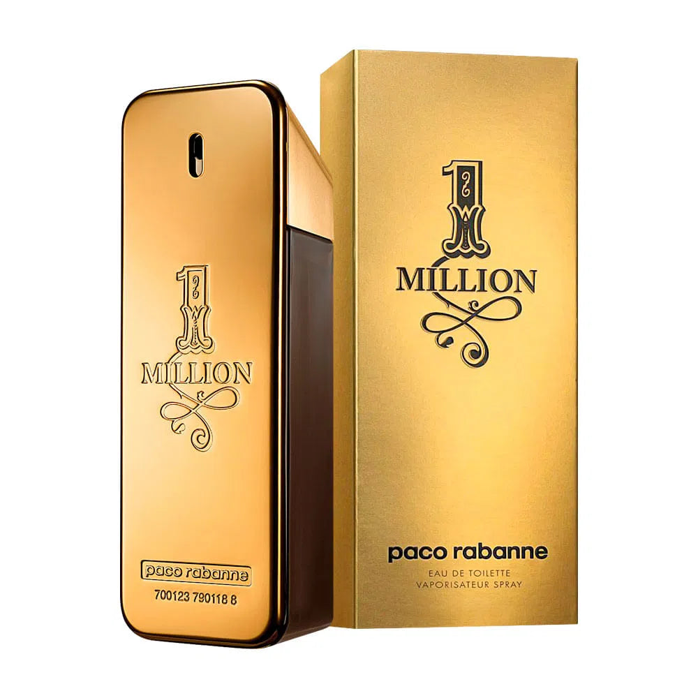 1 MILLION DE PACO RABANNE EAU DE TOILETTE MASCULINO 100 ML