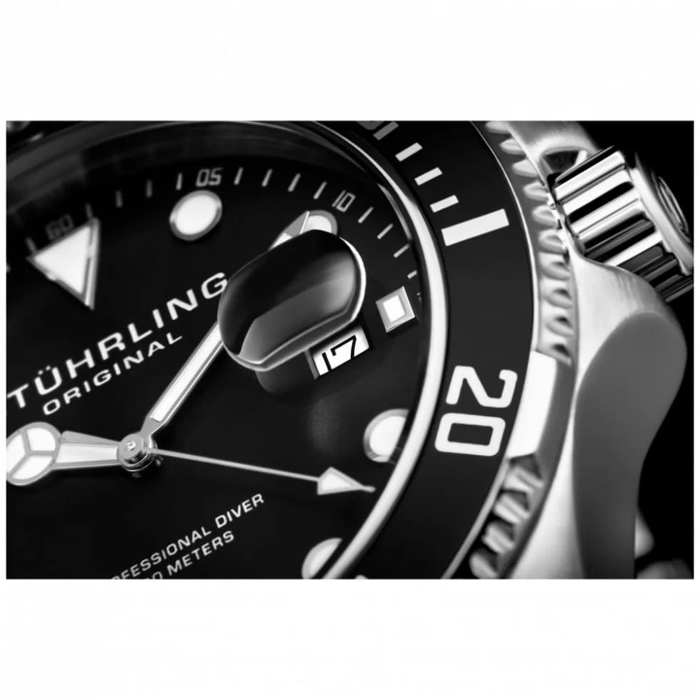 RELÓGIO MASCULINO STUHRLING REGATTA ESPORA 417 QUARTZO 44MM, PRATA
