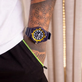 RELÓGIO MASCULINO CASIO ESPORTIVO ANALÓGICO A PROVA D'ÁGUA MRW-200HC-2BVDF