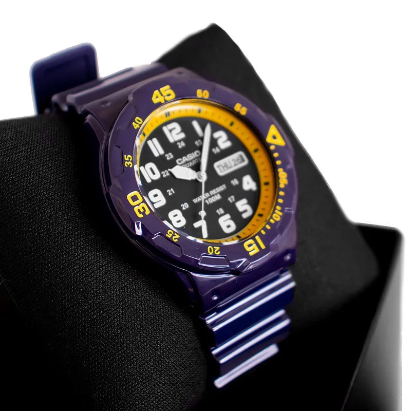 RELÓGIO MASCULINO CASIO ESPORTIVO ANALÓGICO A PROVA D'ÁGUA MRW-200HC-2BVDF