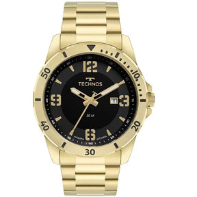 RELÓGIO MASCULINO TECHNOS MILITAR ANALÓGICO COM CALENDÁRIO 2115MYO/1P